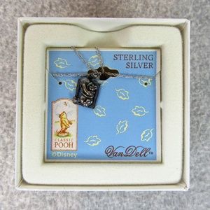 Vintage Sterling Silver Necklace Van Dell Pooh